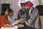 Conferring degrees to students on the occassion of 20th Convocation of IGNOU